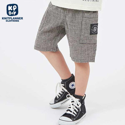 格紋中褲（100～130）