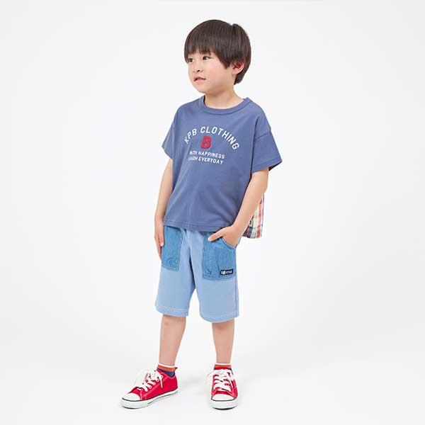 牛仔風格中褲（100～130）