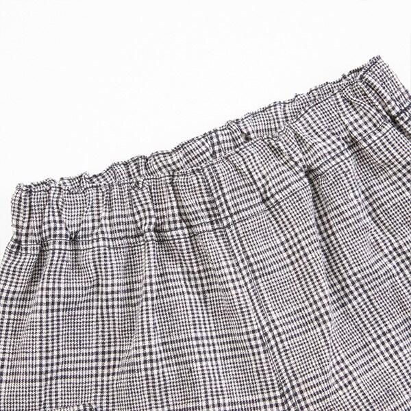 格紋中褲（100～130）