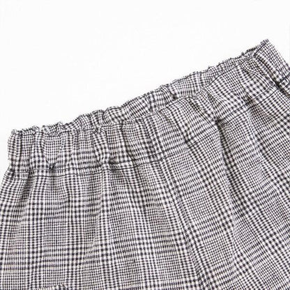 格紋中褲（100～130）