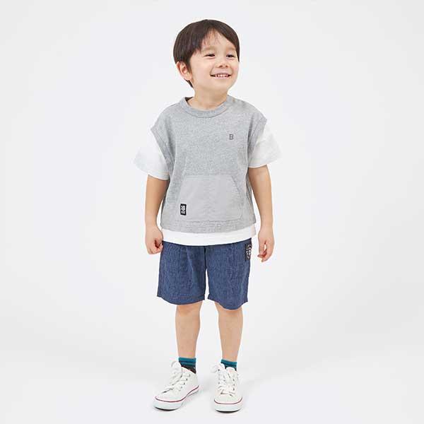 格紋中褲（100～130）