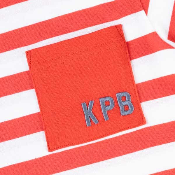 條紋短袖T恤（100～130）