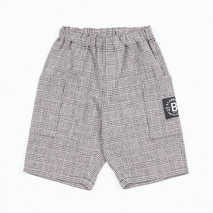 格紋中褲（100～130）