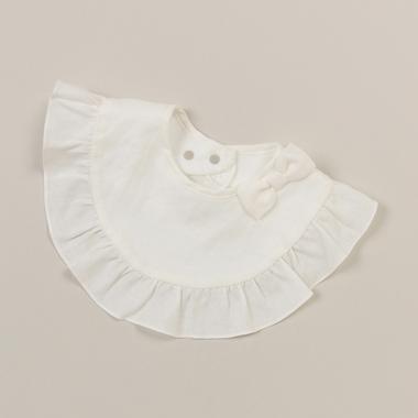大號荷葉邊圍兜【日本製造】