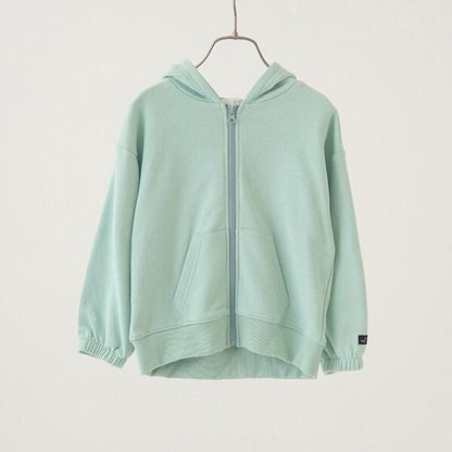【萬能單品】寬鬆簡約拉鍊連帽衛衣