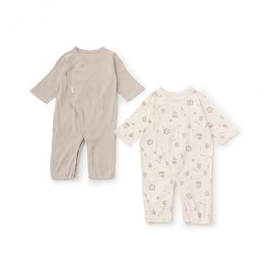【弱酸性】2WAY連體服2件裝