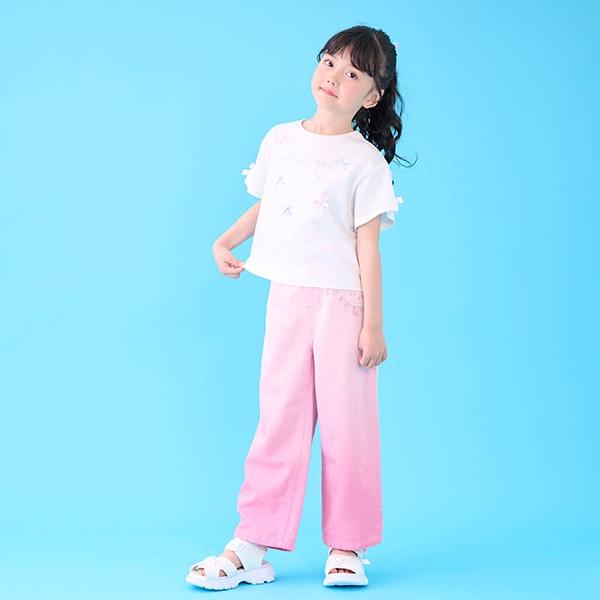 冰淇淋蝴蝶結短袖T恤