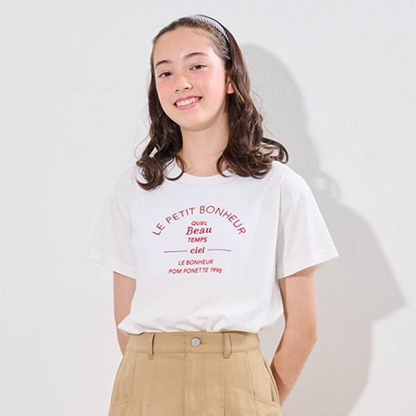 【接觸冷感】【抗菌】帶胸墊印花標語T恤