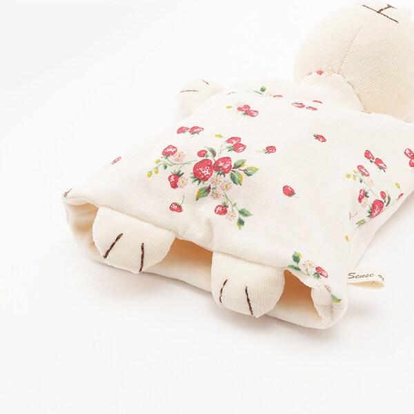 【有機】野草莓兔子手偶