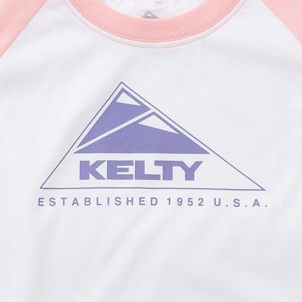 【接觸冷感】【KELTY】插肩袖T恤