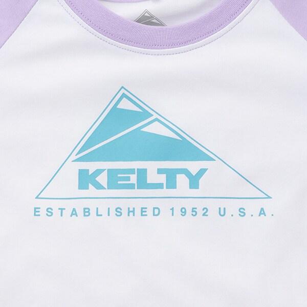 【接觸冷感】【KELTY】插肩袖T恤