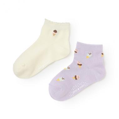 GIRLS接觸冷感襪子2雙裝