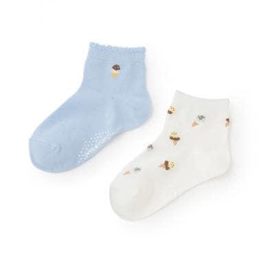 GIRLS接觸冷感襪子2雙裝