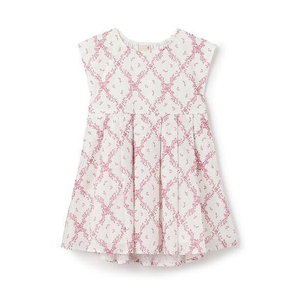 拼接喇叭連衣裙（兒童）