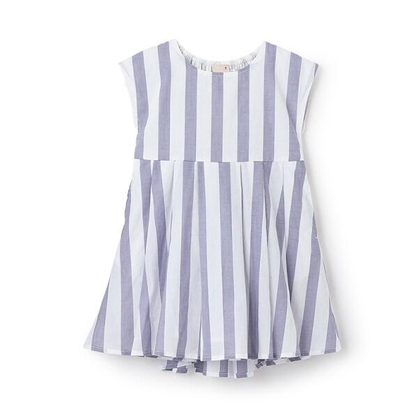 拼接喇叭連衣裙（兒童）