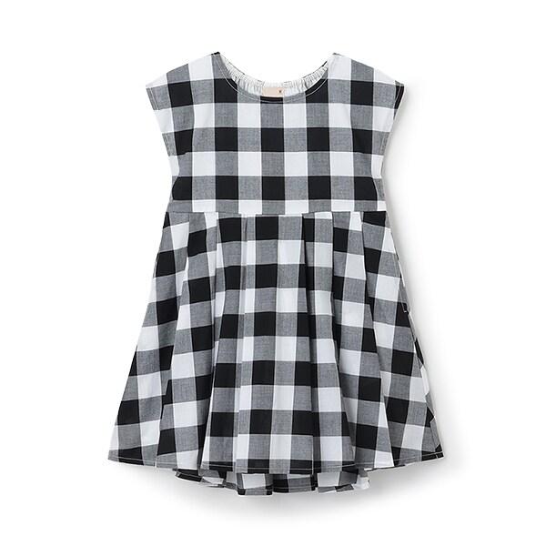 拼接喇叭連衣裙（兒童）