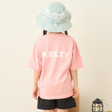 【接觸冷感】【KELTY】圖案拼接T恤
