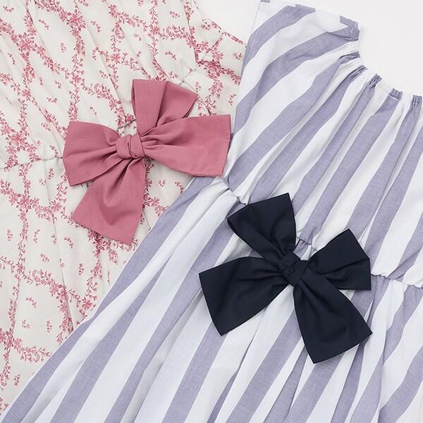 拼接喇叭連衣裙（兒童）