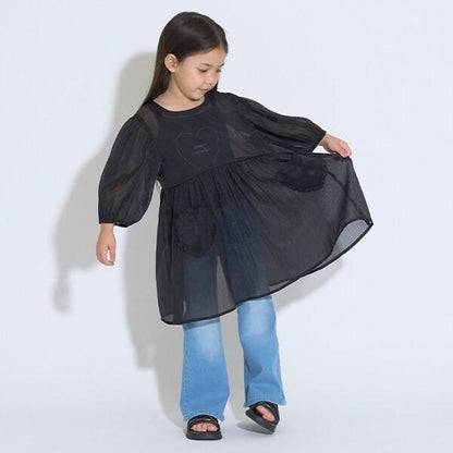 【正反兩穿】透視長款上衣