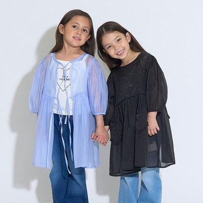 【正反兩穿】透視長款上衣