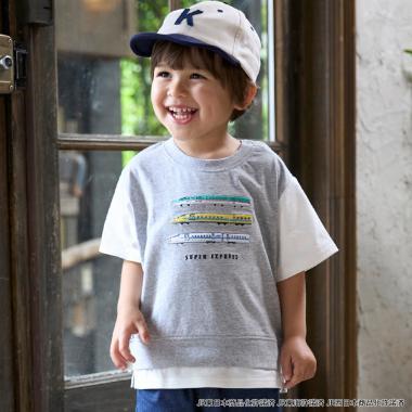 新幹線拼色短袖T恤