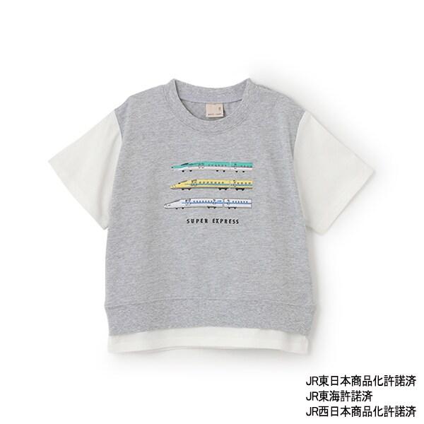 新幹線拼色短袖T恤
