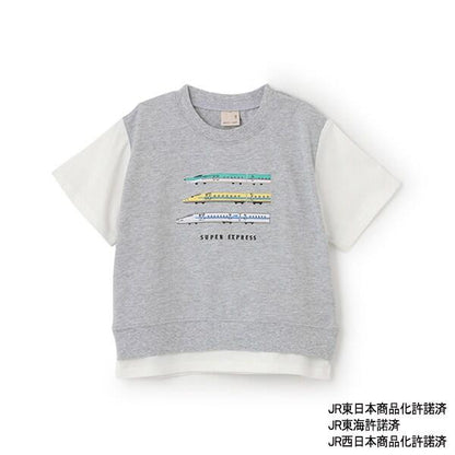新幹線拼色短袖T恤
