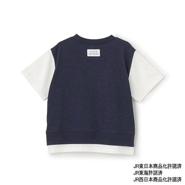 新幹線拼色短袖T恤