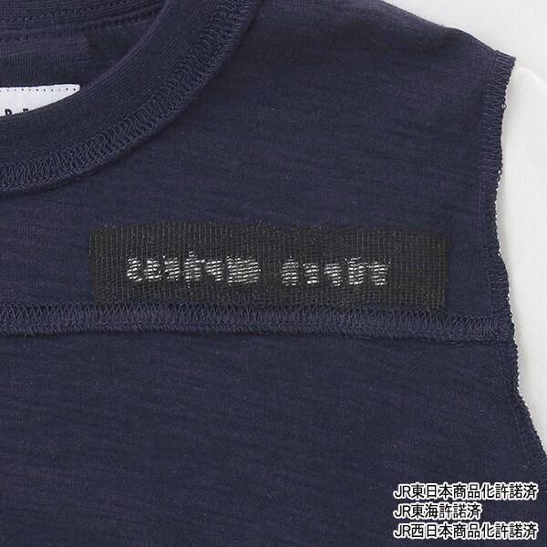 新幹線拼色短袖T恤