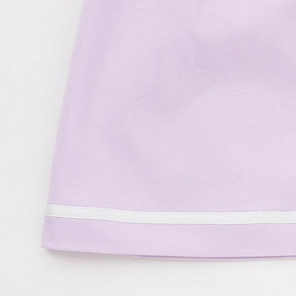 【芭蕾】前開襟水手領短袖連衣裙