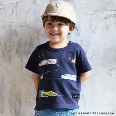 新幹線線路短袖T恤