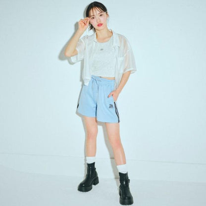 【接觸冷感/清涼】短袖透視襯衫