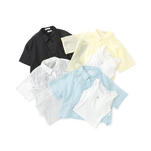 【接觸冷感/清涼】短袖透視襯衫