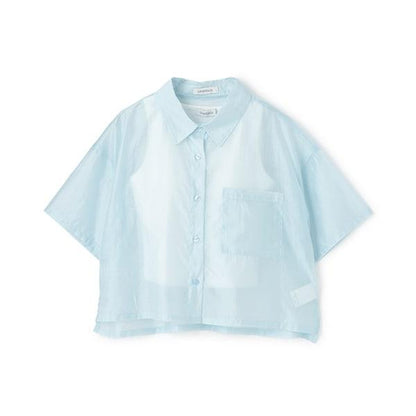 【接觸冷感/清涼】短袖透視襯衫