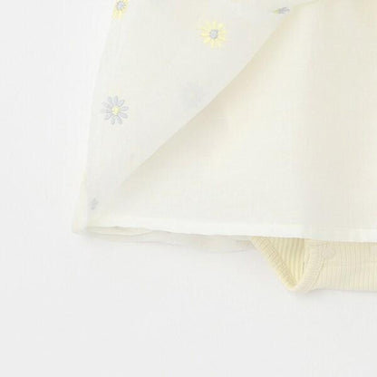 花卉刺繡短袖連衣裙（嬰兒）