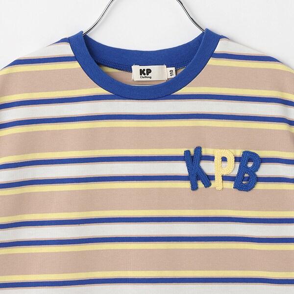 多色條紋無袖T恤