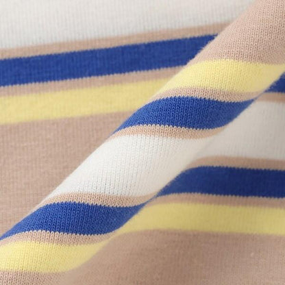 多色條紋無袖T恤