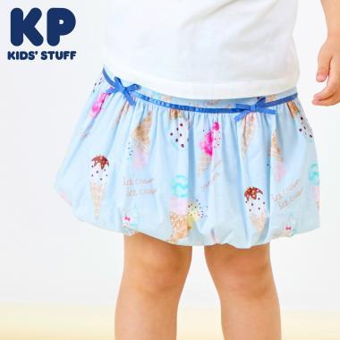 寬幅冰感印花半身裙