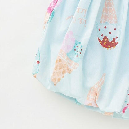 寬幅冰感印花半身裙