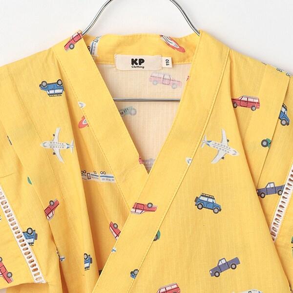 兒童和服套裝 交通工具全印花