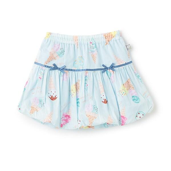 寬幅冰感印花半身裙