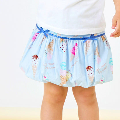 寬幅冰感印花半身裙