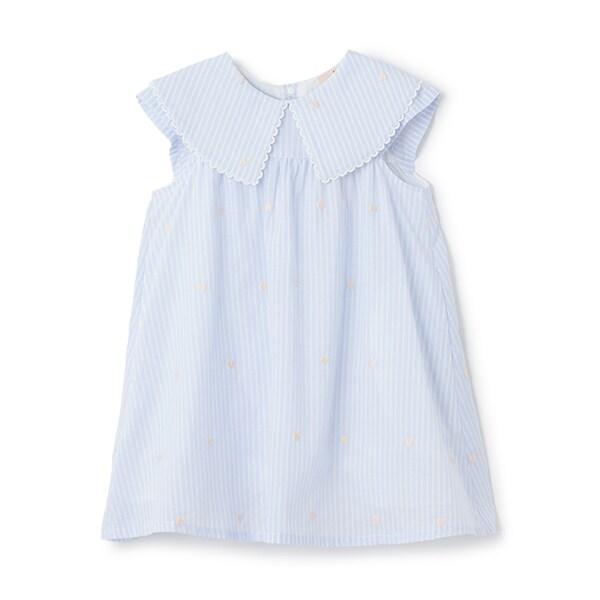 【リンク】領口愛心刺繡連衣裙（兒童）