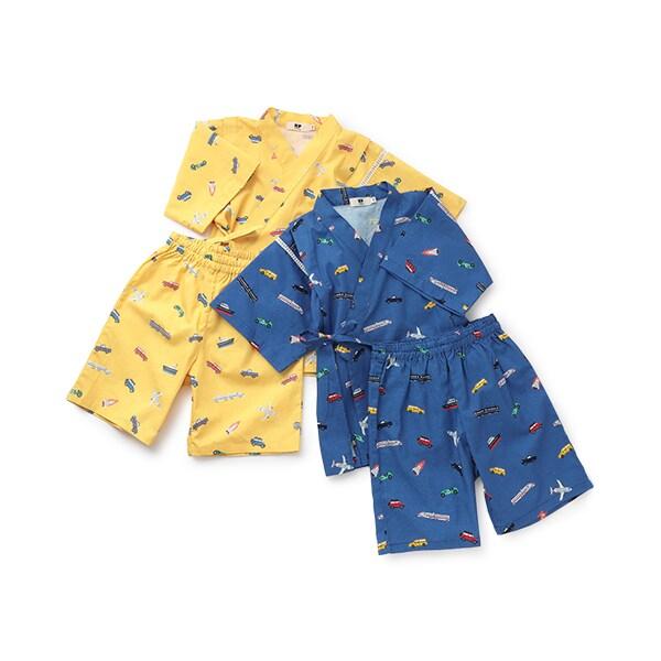 兒童和服套裝 交通工具全印花