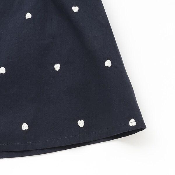 【リンク】領口愛心刺繡連衣裙（兒童）