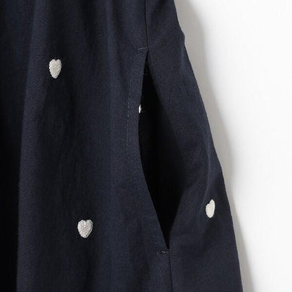 【リンク】領口愛心刺繡連衣裙（兒童）