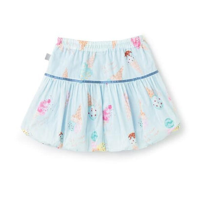 寬幅冰感印花半身裙