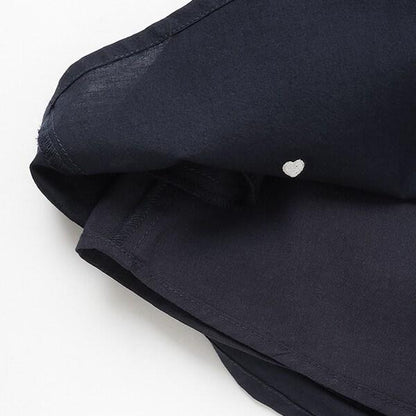 【リンク】領口愛心刺繡連衣裙（兒童）