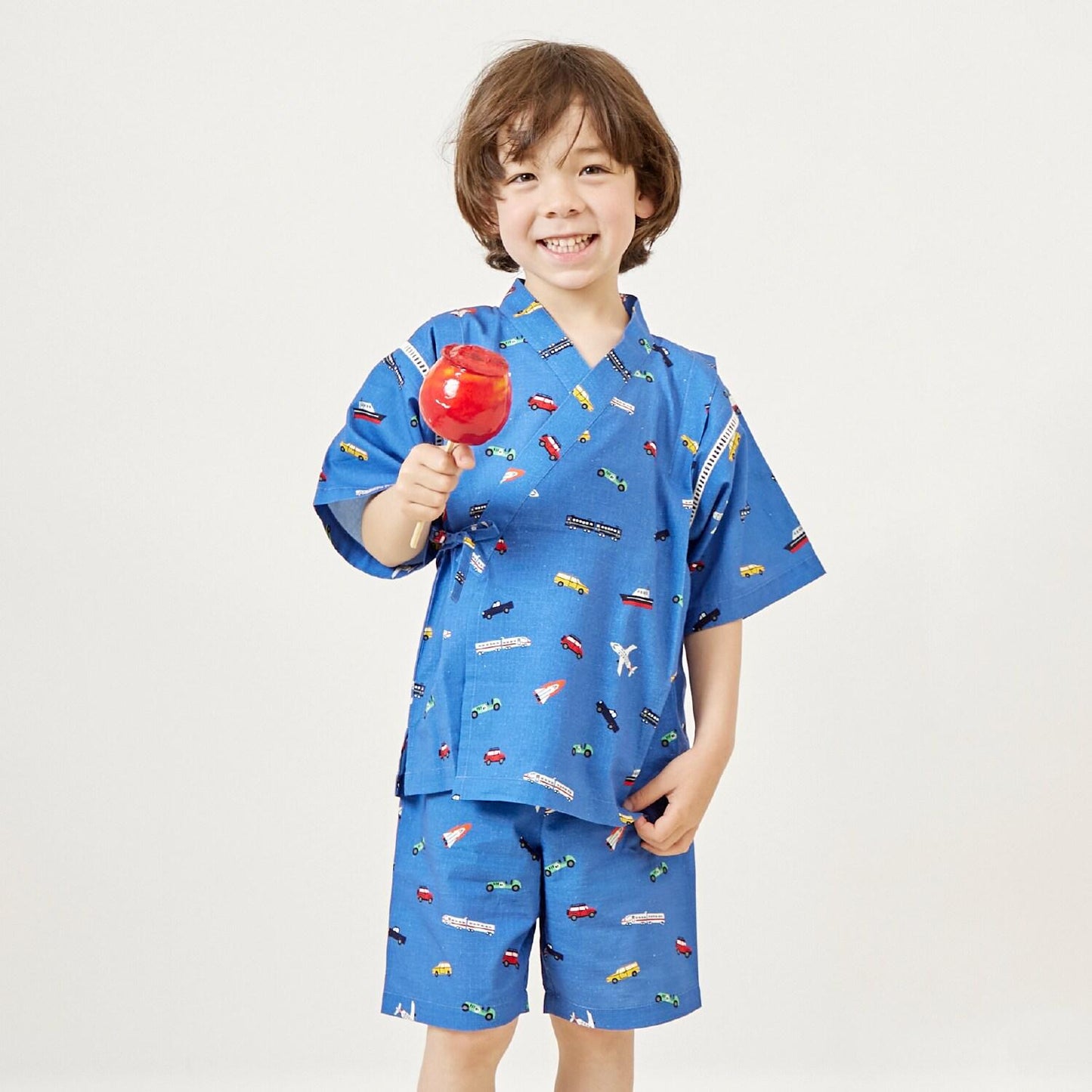 兒童和服套裝 交通工具全印花