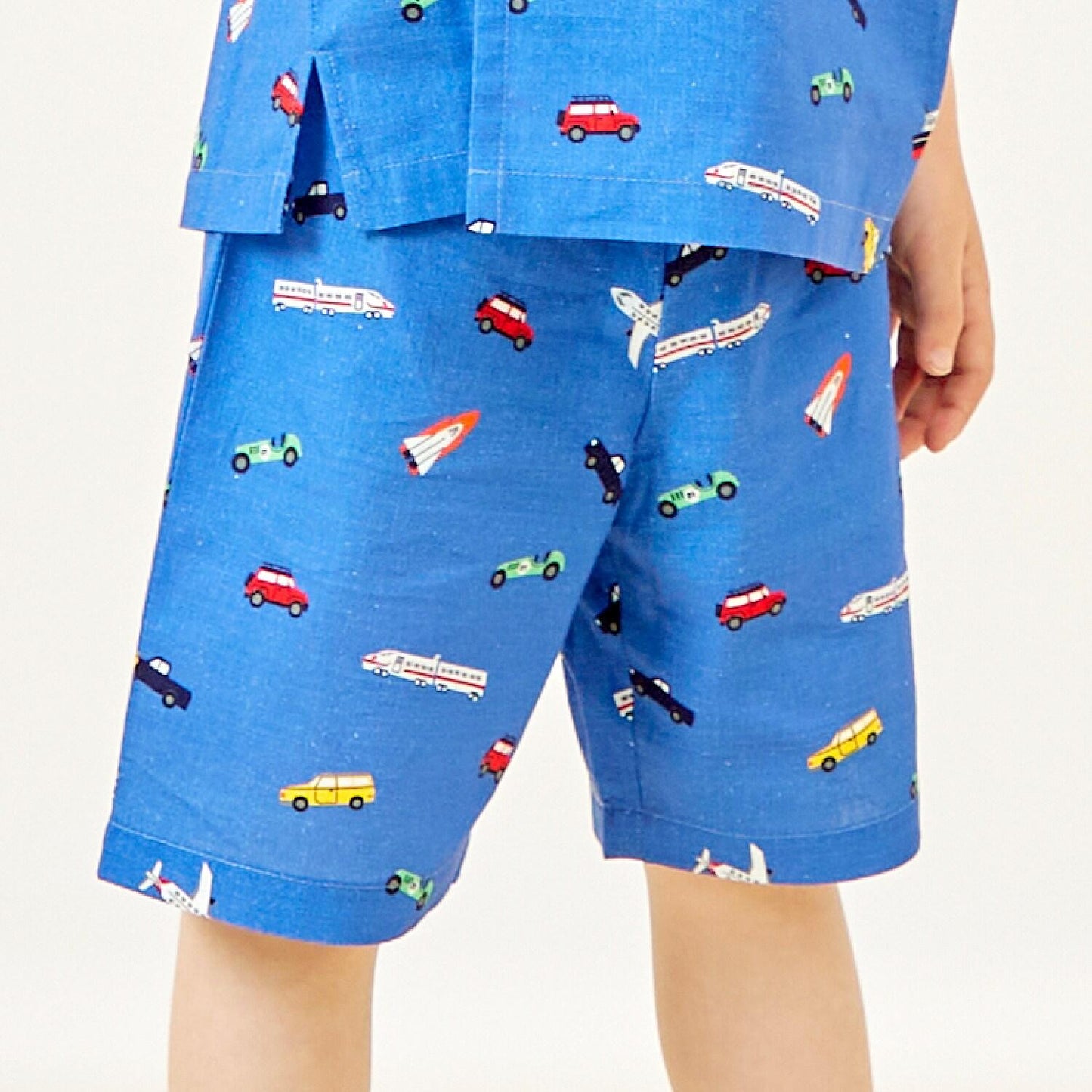 兒童和服套裝 交通工具全印花